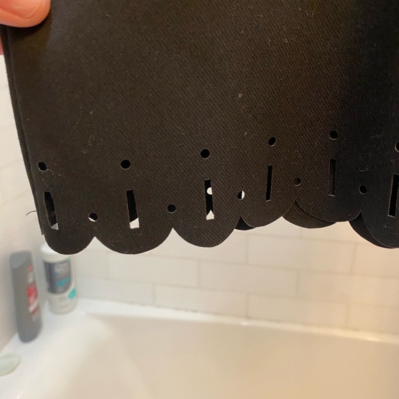 LOFT Black Shift Dress with cutout detail - Picture 3 of 5